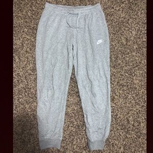 gray nike joggers